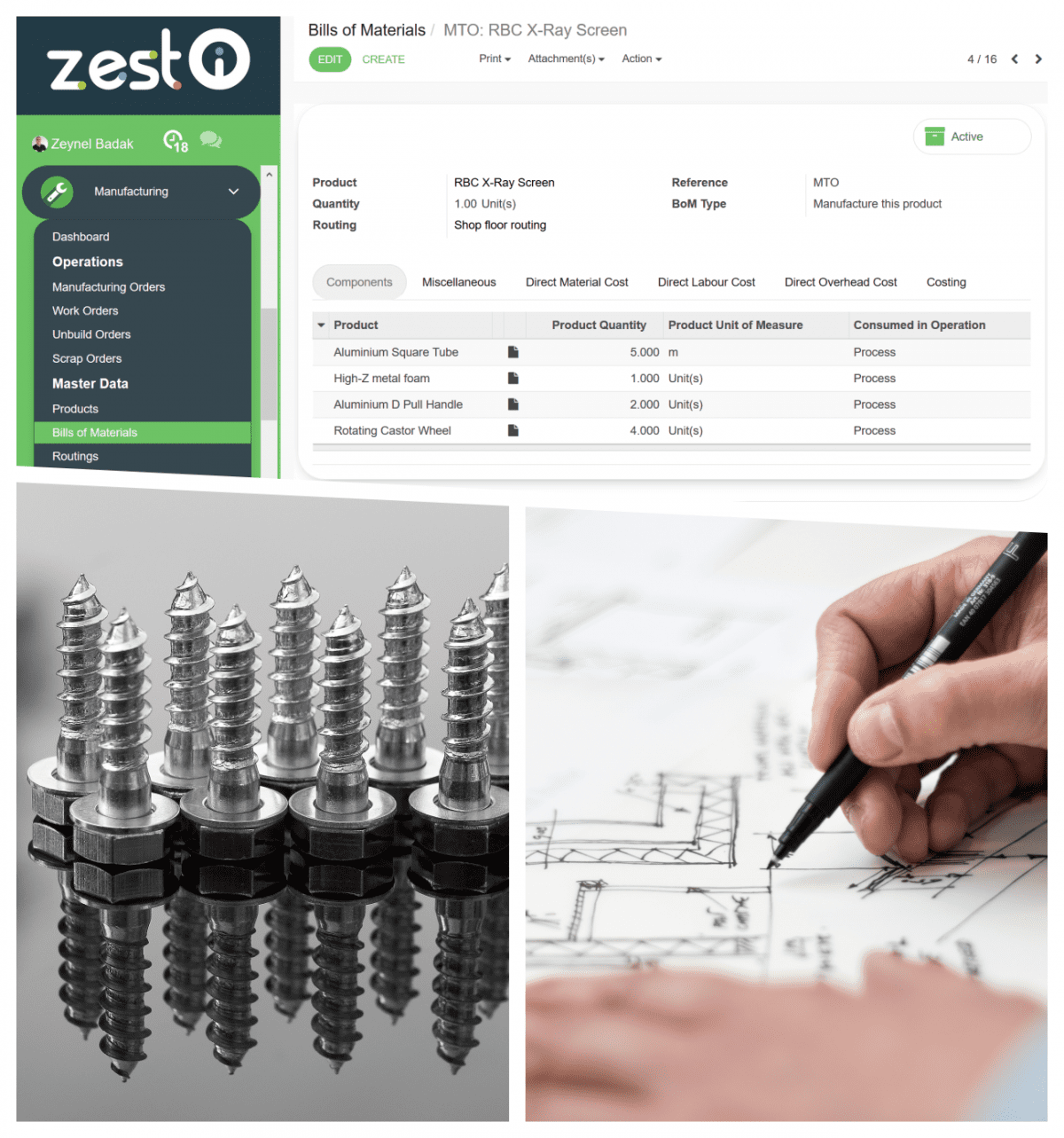 ZEST Cloudsuite - Cloud MRP ERP software manufacturing
